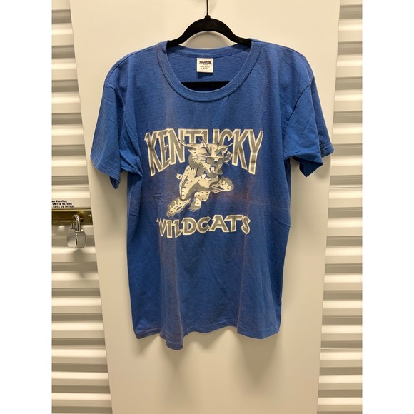 STARTER Other - Vintage Starter Kentucky Wildcats T-Shirt Mens Large Blue NCAA 90s USA Good